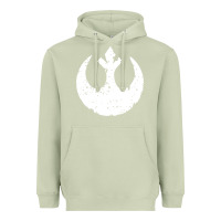 Matcha distressed rebel alliance symbol Heavyweight Hoodie - artisFamous