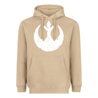 Mushroom distressed rebel alliance symbol Heavyweight Hoodie - artisFamous