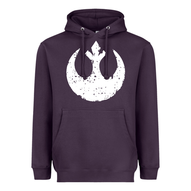 Distressed Rebel Alliance Symbol Heavyweight Hoodie by artisFamous | Teevron