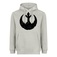 Moon Dust distressed rebel alliance symbol Heavyweight Hoodie - artisFamous