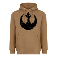 Toasted Coconut distressed rebel alliance symbol Heavyweight Hoodie - artisFamous
