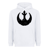 Distressed Rebel Alliance Symbol Heavyweight Hoodie | Teevron