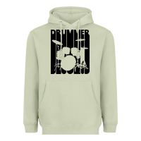 Matcha vintage retro drummer Heavyweight Hoodie - artisFamous