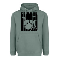 Sage vintage retro drummer Heavyweight Hoodie - artisFamous
