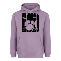 Lavender vintage retro drummer Heavyweight Hoodie - artisFamous
