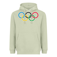 Matcha Olympic Rings Heavyweight Hoodie - artisFamous