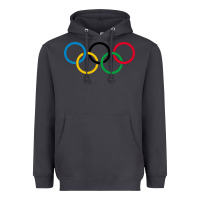 Smoke Olympic Rings Heavyweight Hoodie - artisFamous