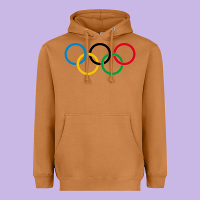 Olympic Rings Heavyweight Hoodie Designed By Artisfamous