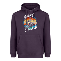 Plum sorry i tooted Heavyweight Hoodie - artisFamous