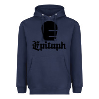 Navy Epitaph Records Heavyweight Hoodie - artisFamous