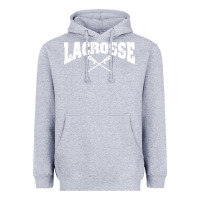 Heather Grey lacrosse Heavyweight Hoodie - artisFamous
