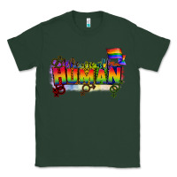 Sports Green We are all human Classic Tee - CowGirlArtShop