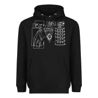 Black modest Heavyweight Hoodie - artisFamous