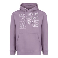 Lavender modest Heavyweight Hoodie - artisFamous