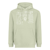Matcha modest Heavyweight Hoodie - artisFamous