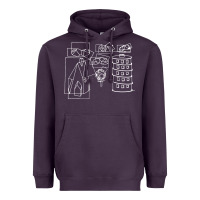 Plum modest Heavyweight Hoodie - artisFamous