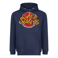 Navy wyld stallyns Heavyweight Hoodie - artisFamous