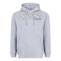 Heather Grey Discord American Label Record Heavyweight Hoodie - artisFamous