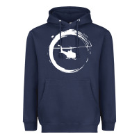 Navy helicopter Heavyweight Hoodie - artisFamous