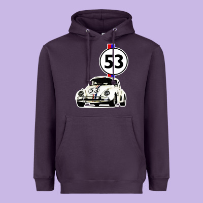 Herbie 53 Heavyweight Hoodie Designed By Artisfamous