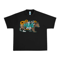 Black mama bear sunflowers leopard cowhide mother's day Urban Heavy Tee - Jasminsmagicworld