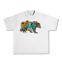 Lunar Rock mama bear sunflowers leopard cowhide mother's day Urban Heavy Tee - Jasminsmagicworld