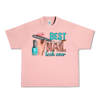Salmon best nail tech ever bbs Urban Heavy Tee - BundleAndBundleShop