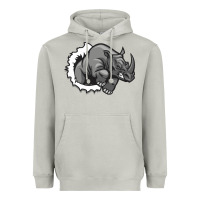 Moon Dust Rhino Heavyweight Hoodie - artisFamous