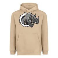 Rhino Heavyweight Hoodie | Teevron