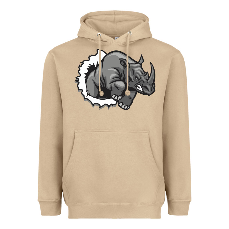 Rhino Heavyweight Hoodie by artisFamous | Teevron