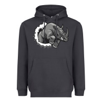 Smoke Rhino Heavyweight Hoodie - artisFamous