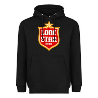 Black lone star beer Heavyweight Hoodie - artisFamous