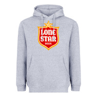 Heather Grey lone star beer Heavyweight Hoodie - artisFamous
