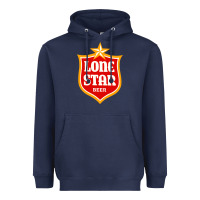 Navy lone star beer Heavyweight Hoodie - artisFamous