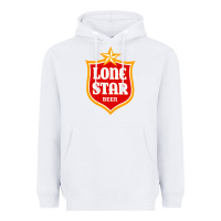 White lone star beer Heavyweight Hoodie - artisFamous