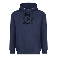 Navy Dickbutt Heavyweight Hoodie - artisFamous