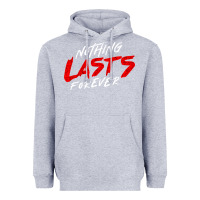 Heather Grey Nothing lasts forever Heavyweight Hoodie - artisFamous