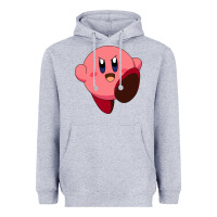 Heather Grey Kirby's Adventure Heavyweight Hoodie - artisFamous