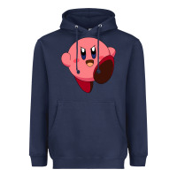Navy Kirby's Adventure Heavyweight Hoodie - artisFamous