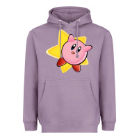 Lavender Kirby's Adventure Heavyweight Hoodie - artisFamous