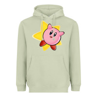 Matcha Kirby's Adventure Heavyweight Hoodie - artisFamous