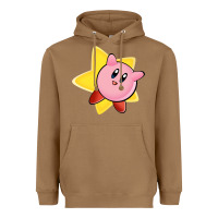 Toasted Coconut Kirby's Adventure Heavyweight Hoodie - artisFamous