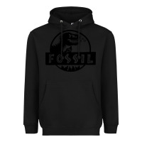 Black fossil dinosaur  wild life Heavyweight Hoodie - artisFamous