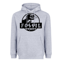 Heather Grey fossil dinosaur  wild life Heavyweight Hoodie - artisFamous