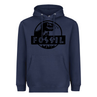 Navy fossil dinosaur  wild life Heavyweight Hoodie - artisFamous