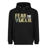 Black fear the deer Heavyweight Hoodie - artisFamous
