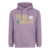Lavender fear the deer Heavyweight Hoodie - artisFamous