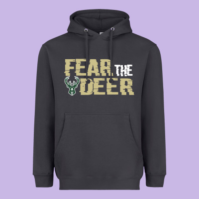 Fear The Deer Heavyweight Hoodie Designed By Artisfamous