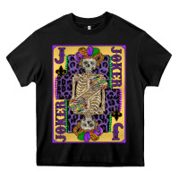 Black joker mardi gras skeleton Heavy Core Tee - CowGirlArtShop