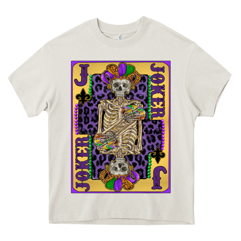 Joker Mardi Gras Skeleton Heavy Core Tee by CowGirlArtShop | Teevron